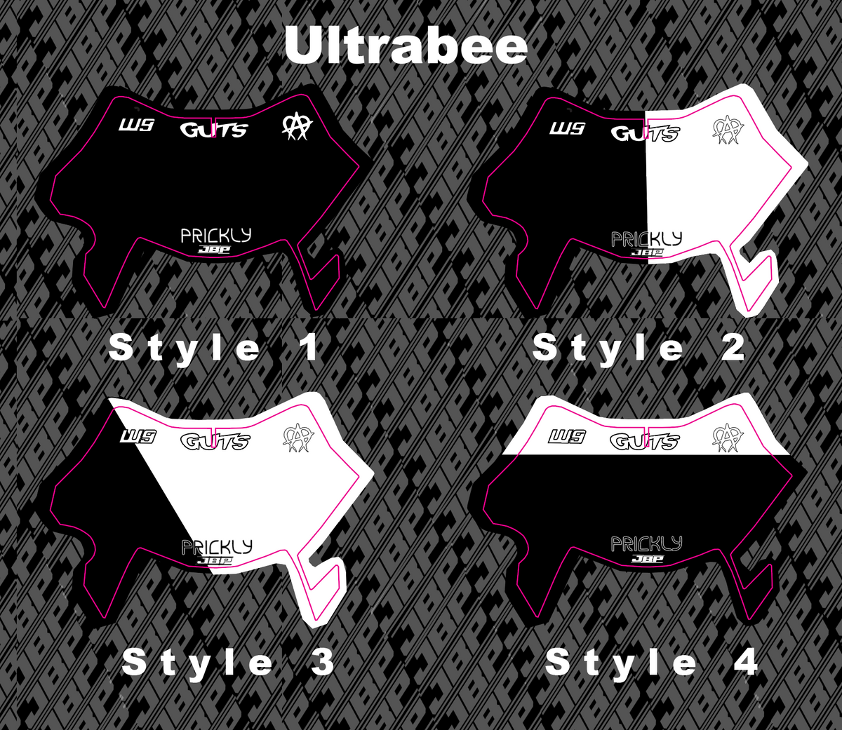 UltraBee Plate Decal