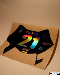 UltraBee Plate Decal