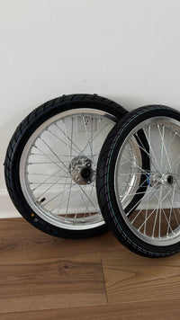 Surron Light Bee / E-Ride | CST Supermoto Wheel Kit | 17-Inch Chrome