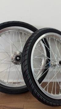 Surron Light Bee / E-Ride | CST Supermoto Wheel Kit | 17-Inch Chrome