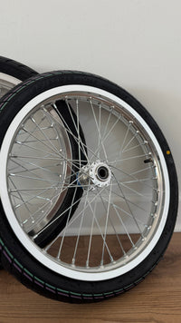 Surron Light Bee / E-Ride | CST Supermoto Wheel Kit | 17-Inch Chrome