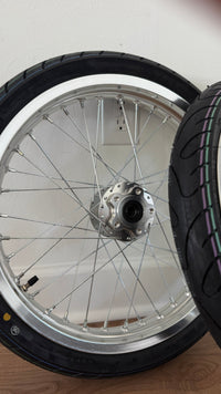 Surron Light Bee / E-Ride | CST Supermoto Wheel Kit | 17-Inch Chrome