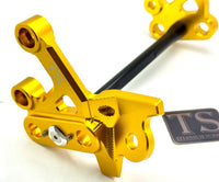 Custom CNC Aluminum Footpeg Bracket Assembly E-Ride Pro