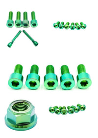 Titanium Front and Rear Wheel Bolt Kit