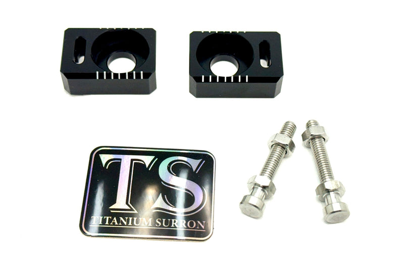 Axle Block / Chain Tensioner — E-Moto