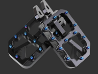 Extra Wide Foot Pegs For Emotos (Fits Tuttio)