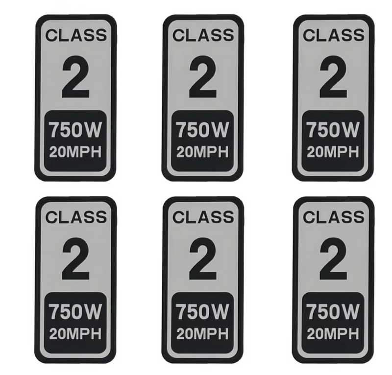 Street Legal Emoto Sticker                    (Pack of 2)