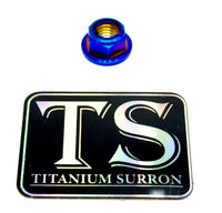 M8 Titanium Grade 5 DIN 6923 Hex Flange Nut