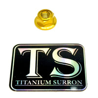 M8 Titanium Grade 5 DIN 6923 Hex Flange Nut