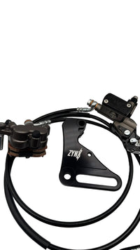 ZYNX Ultra Bee brake kit for Yozma IN10, full kit laid out